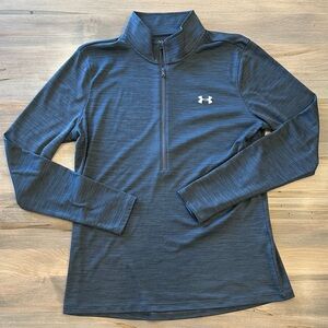 Under Armour Women's Half-Zip Pullover - Dark Gray